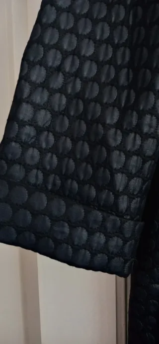 Vestido negro simil piel