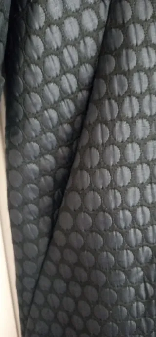 Vestido negro simil piel