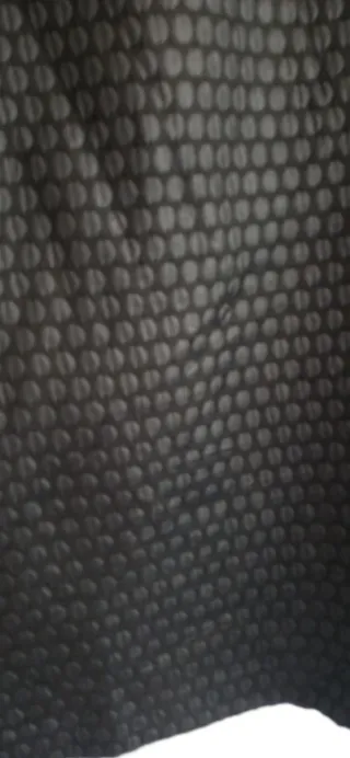 Vestido negro simil piel