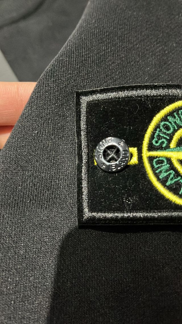 Sudadera Stone Island Negra Talla M