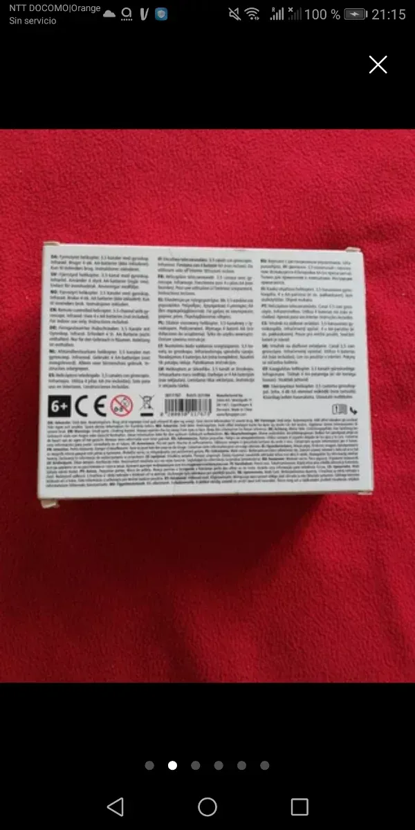 Mini helicóptero teledirigido