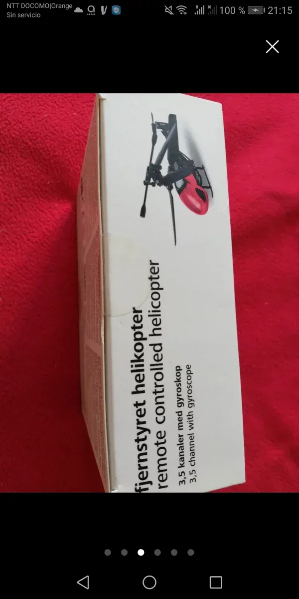 Mini helicóptero teledirigido