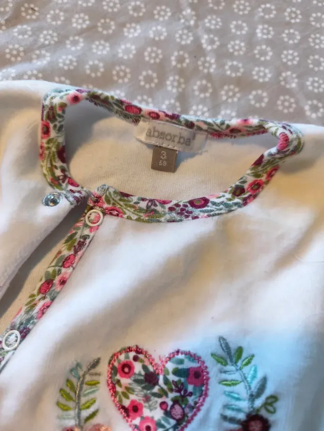 Mameluco bebé 3 meses floral