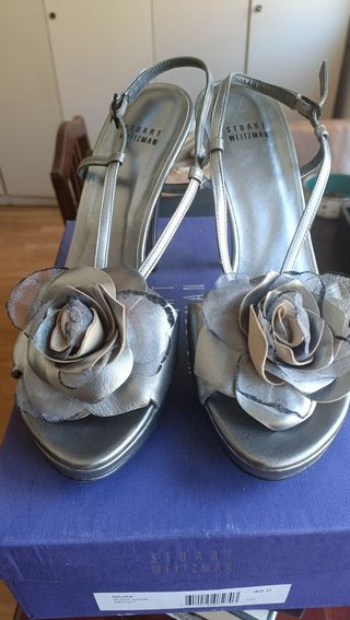 STUART WEITZMAN Sandalias Plataforma Flor Talla 40