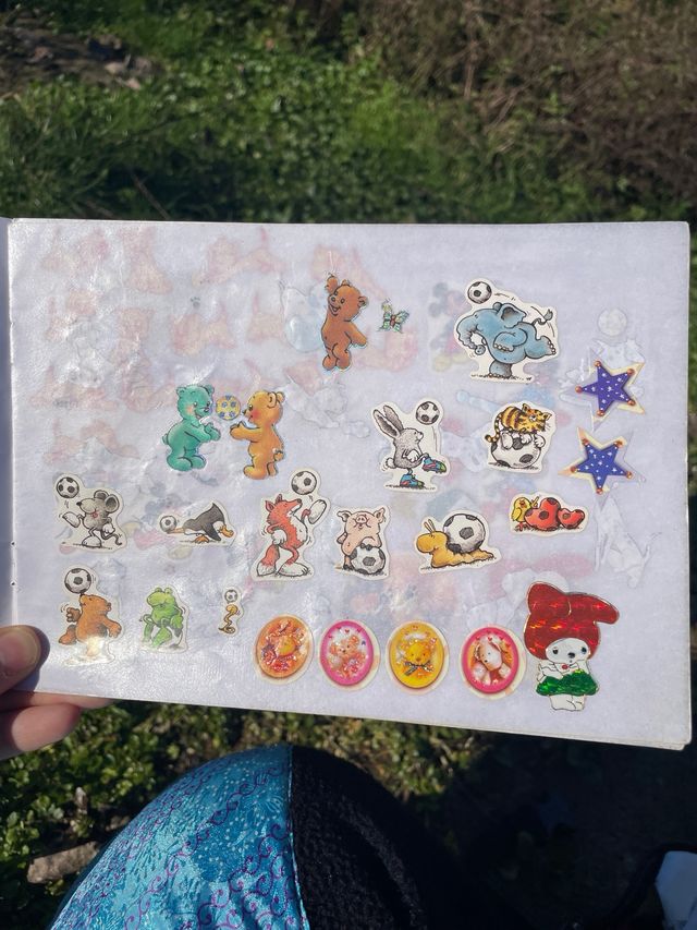 Sticker álbum de la infancia