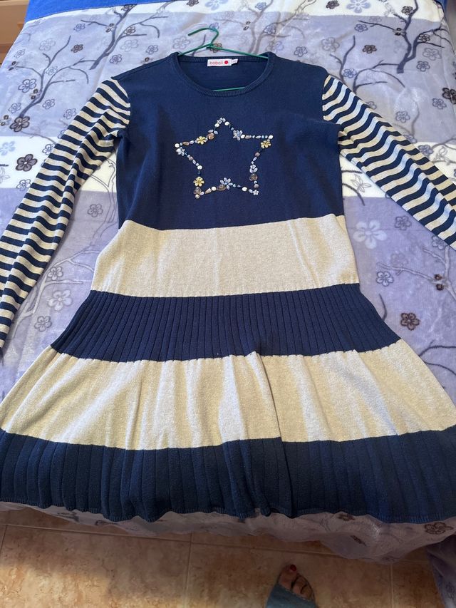 Vestido Boboli Estrellas y Rayas Talla 14.