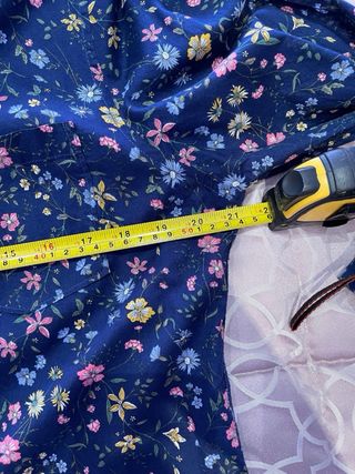 Camisa floral azul mujer XXL