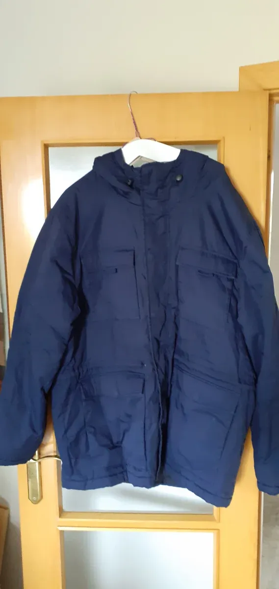 Parka azul marino talla 3XL