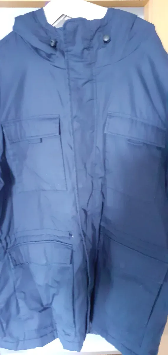 Parka azul marino talla 3XL