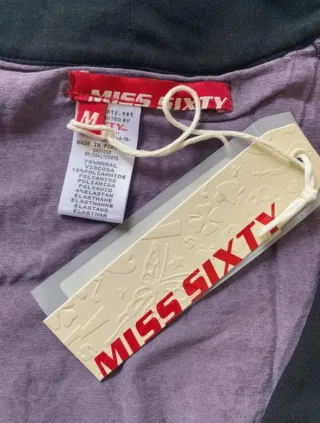 Abito Miss Sixty Tg M Leopardato con Cintura