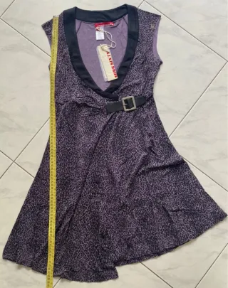 Abito Miss Sixty Tg M Leopardato con Cintura