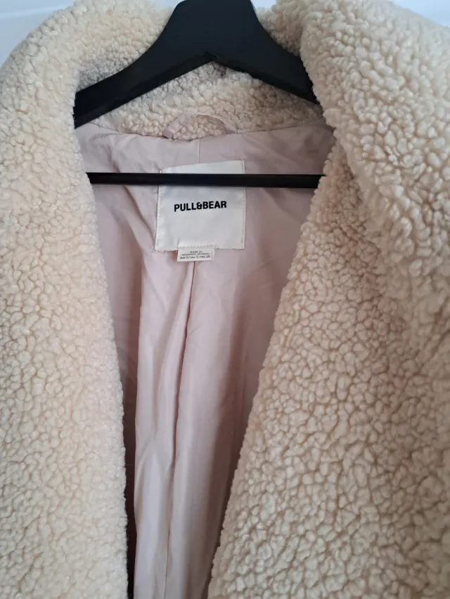 Abrigo borreguillo Pull&Bear beige Talla S