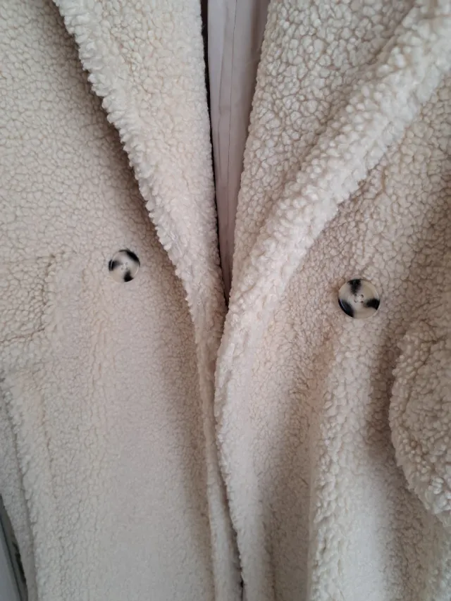 Abrigo borreguillo Pull&Bear beige Talla S