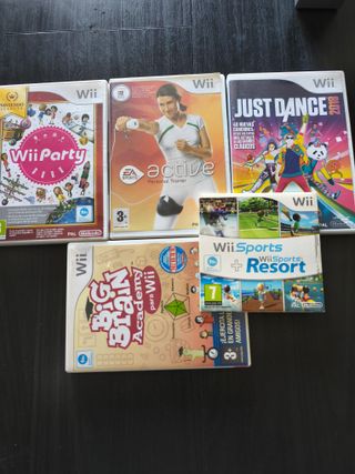 Consola Nintendo Wii + Accesorios y Juegos