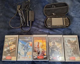 PSP 2004 Nera + 6 Giochi