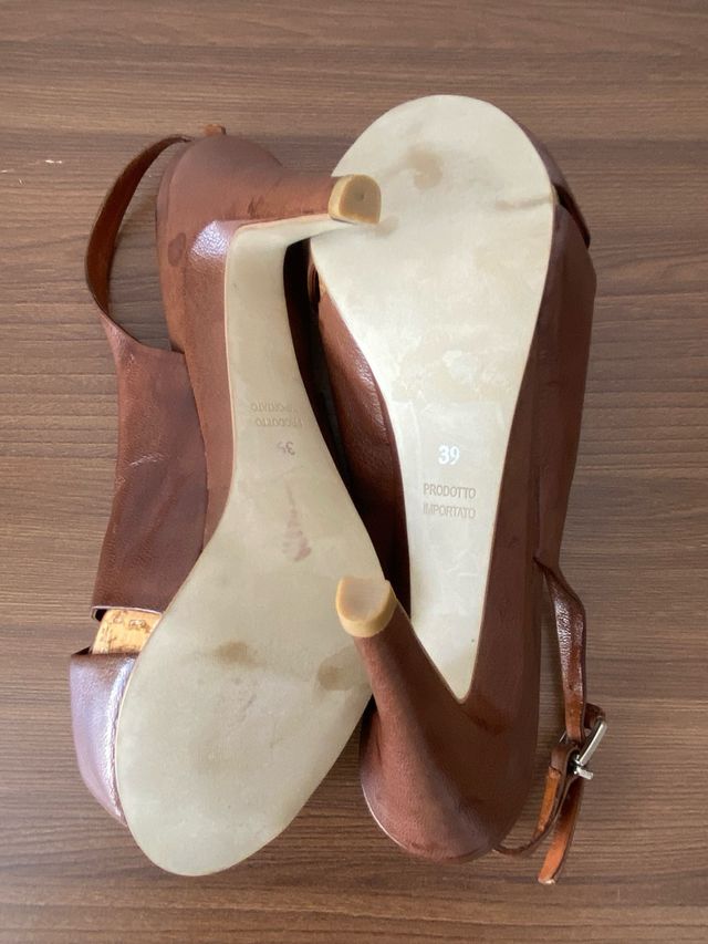 Sandalias Bruno Premi Piel Marrón