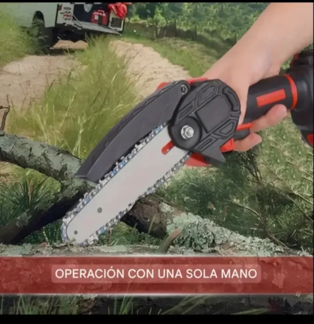 Motosega portatile 4 e 6 pollici 2 batterie