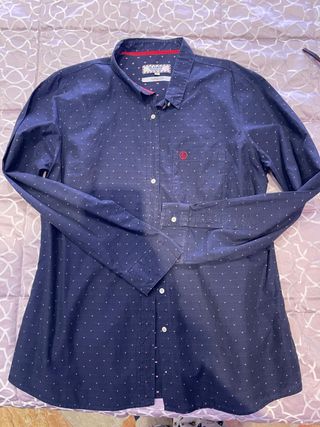 Camisa El Ganso Mujer Azul Estampada