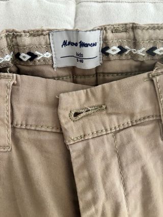 Lote 2 pantalones Zara niño beige/marrón