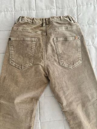 Lote 2 pantalones Zara niño beige/marrón