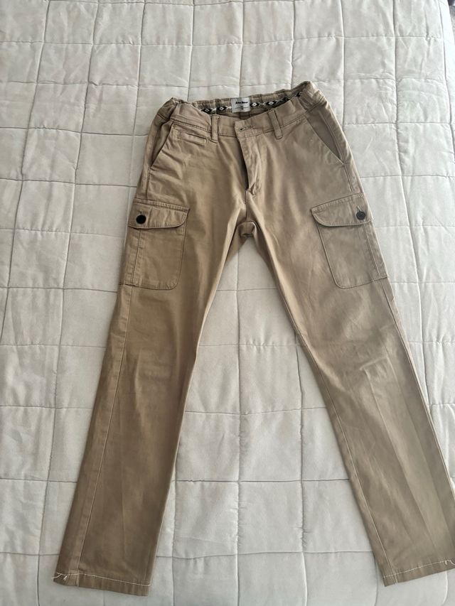 Lote 2 pantalones Zara niño beige/marrón