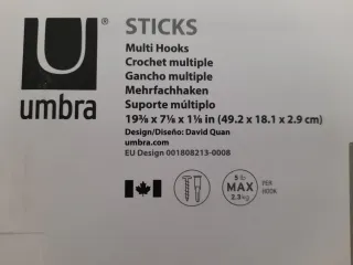 Perchero Pared Umbra Sticks