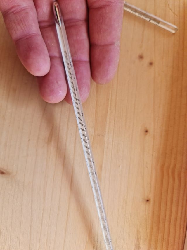 Termómetros antiguos con funda