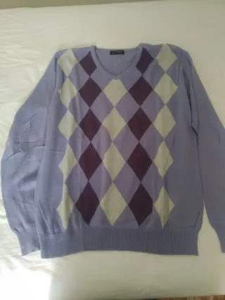 Jersey Morado Rombo Talla L