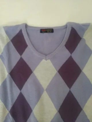 Jersey Morado Rombo Talla L