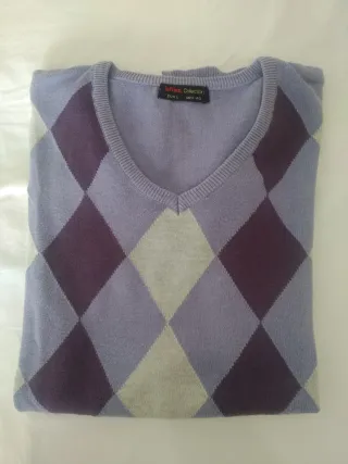 Jersey Morado Rombo Talla L