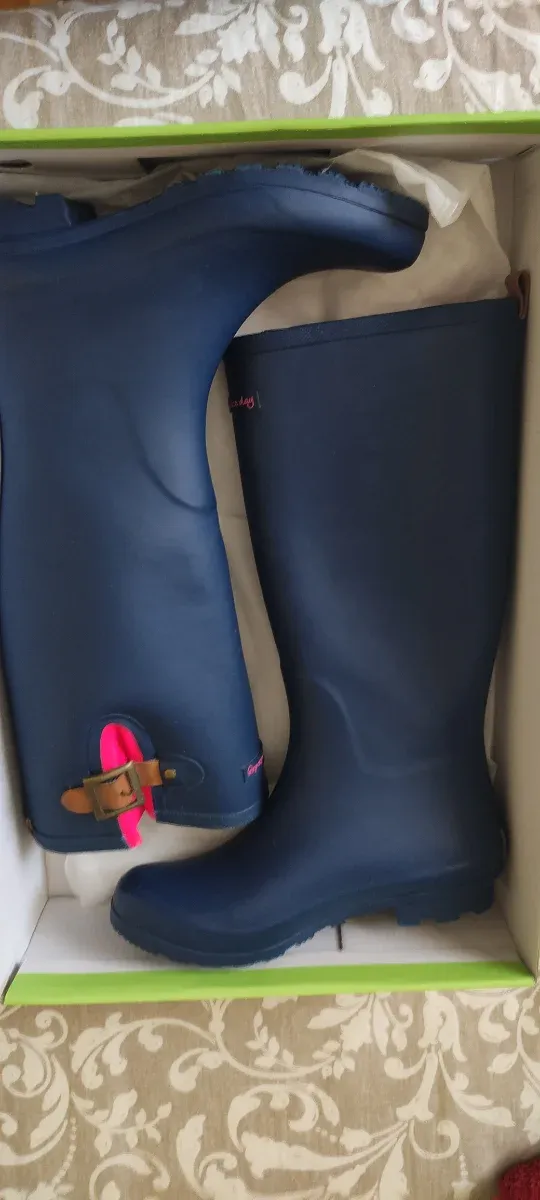 Botas de agua Giossepo azul y rosa talla 37