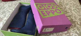 Botas de agua Giossepo azul y rosa talla 37