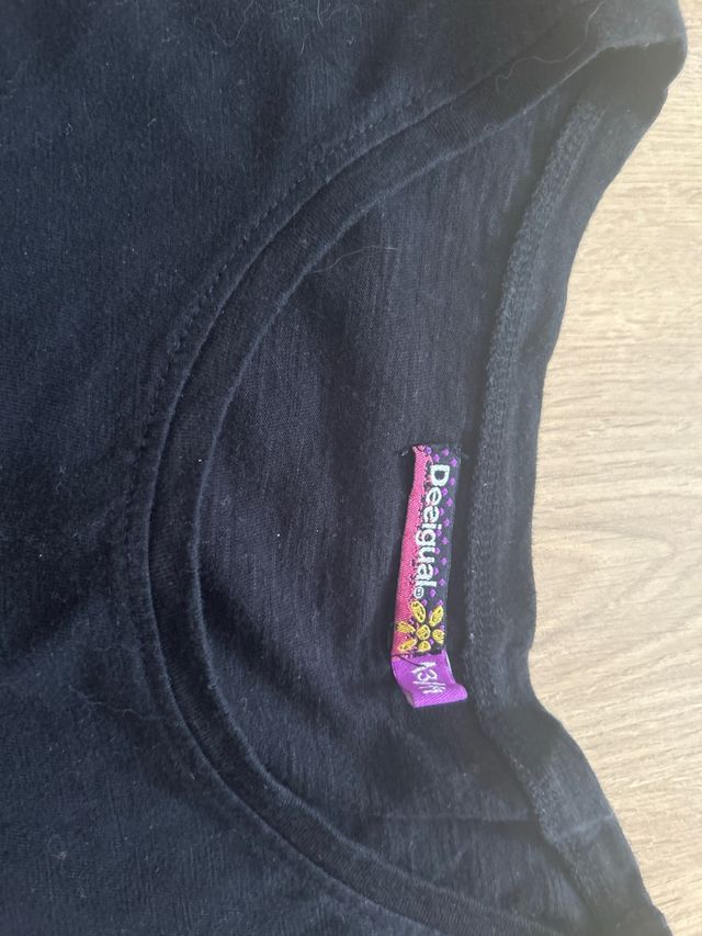 Vestido Desigual Negro Multicolor