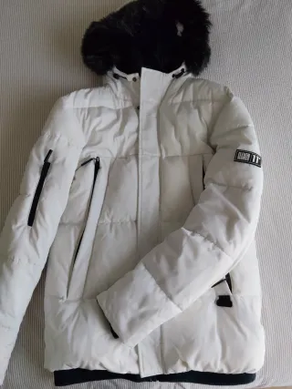 Plumífero Eleven Degrees Blanco Talla XS