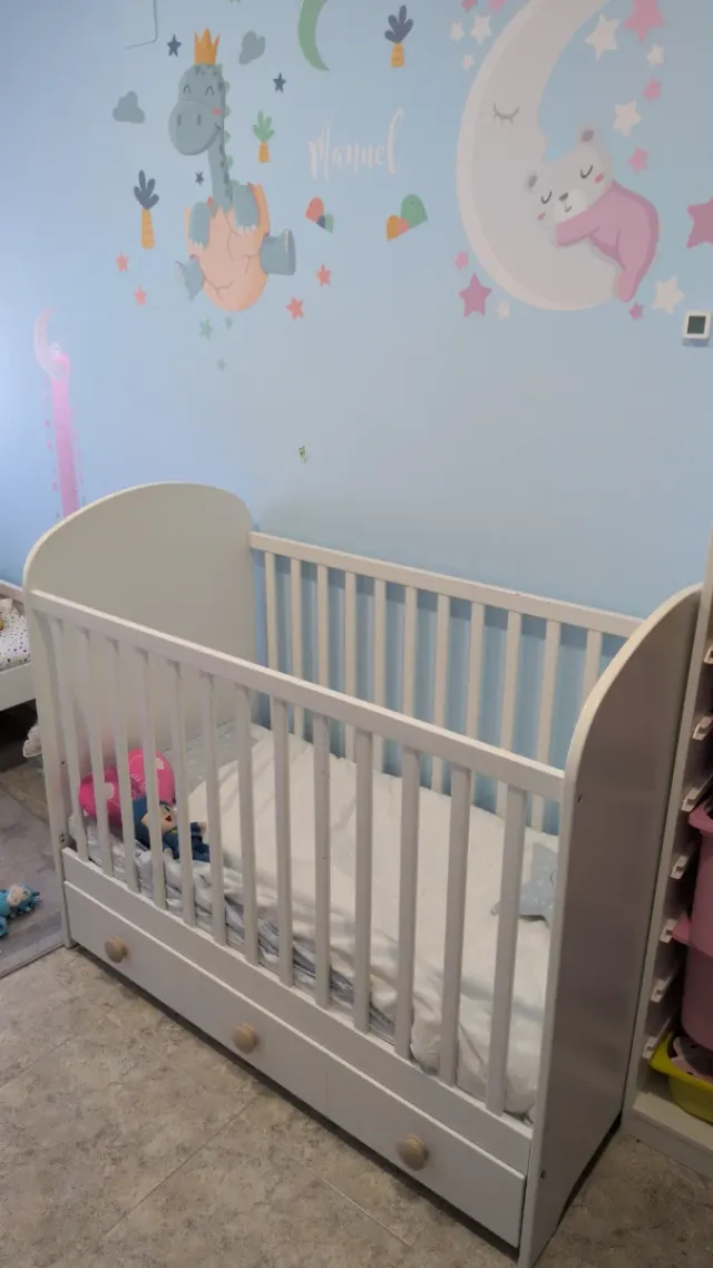 Cuna Ikea Gonatt Blanca