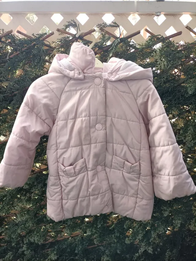 Abrigo Jacadi niña 24 meses rosa