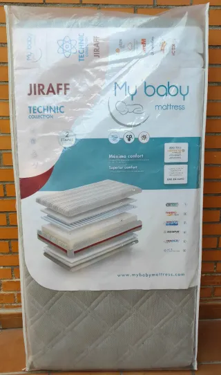 Colchón Cuna Viscoelástico como Nuevo con embalaje