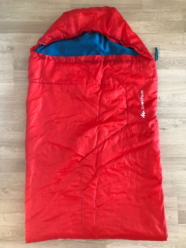 Saco de dormir Quechua niño rojo