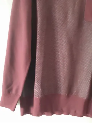 Jersey hombre punto cuello alto