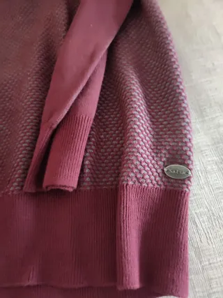 Jersey hombre punto cuello alto