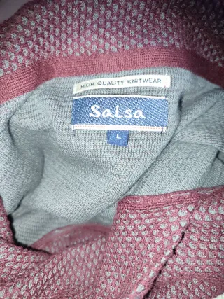 Jersey hombre punto cuello alto