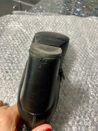 Botines Bimba y Lola piel negros talla 41