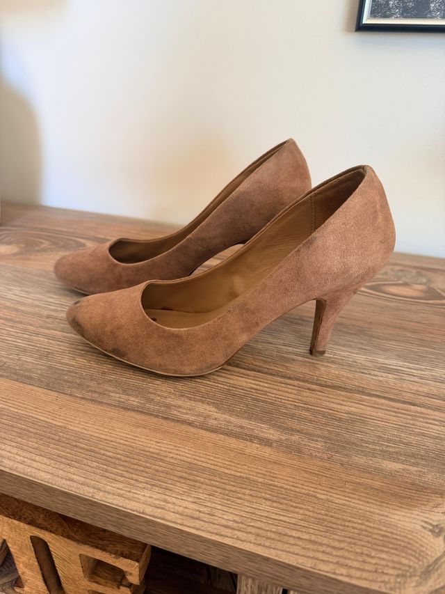 Tacones Graceland Ante Marrón Talla 39