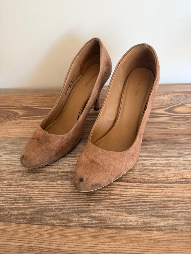 Tacones Graceland Ante Marrón Talla 39