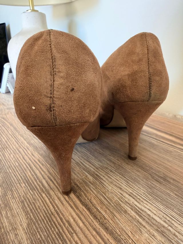 Tacones Graceland Ante Marrón Talla 39