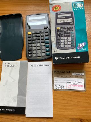 Calculadora Solar Texas TI-30Xa