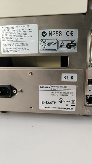 Impresora de etiquetas Toshiba Beige/Gris