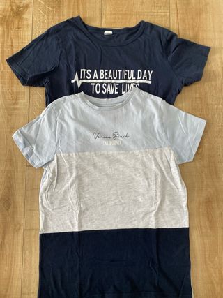 Lote 12 Camisetas Manga Corta Niño Talla 9-11