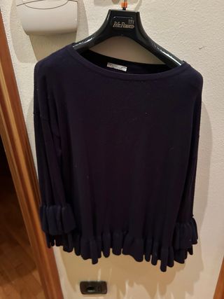 Maglia donna con volant