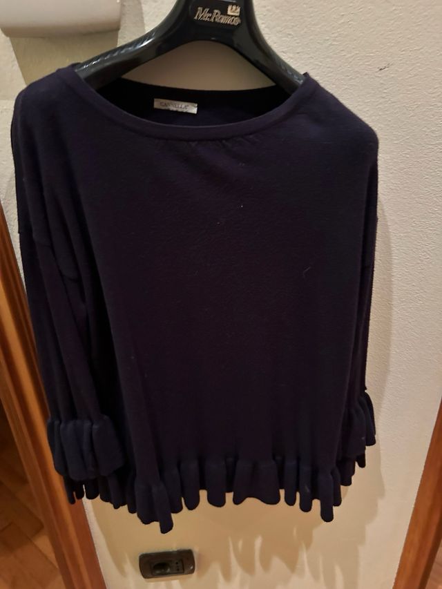 Maglia donna con volant